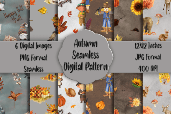 Download Autumn Digital Pattern - Pattern Collection