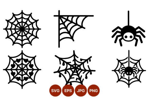 Download Spider Web Vector Icon Set - Spider web vector Collection