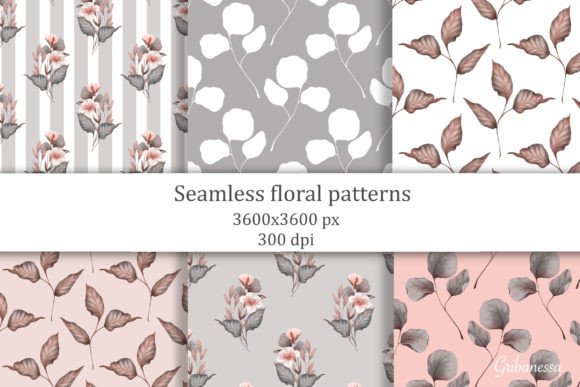Download Autumn Seamless Floral Patterns - Pattern Collection