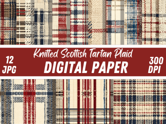 Download Knitted Scottish Tartan Plaid Patterns - Pattern Collection