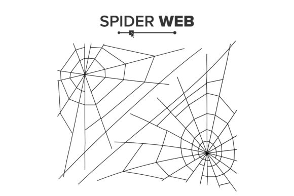 Download Halloween Spider Web Vector. Black - Spider web vector Collection