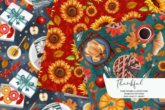 Download Autumn Pattern, Fall Seamless Papers - Pattern Collection
