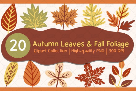 Download Autumn Leaves Fall Foliage Clipart Set - Leaves Collection