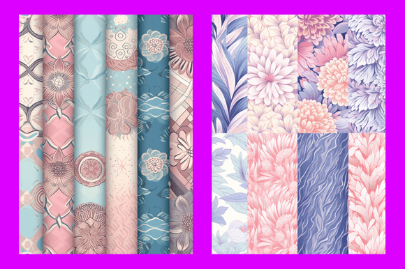 Download Pastel Boho Patterns - Pattern Collection