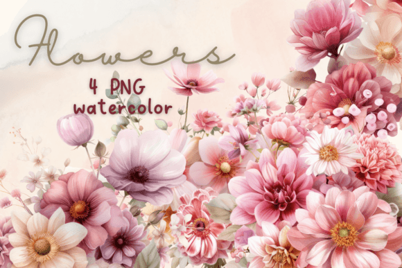 Download Watercolor Flowers Pink Elegance Floral - Premium Resources