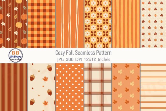 Download Fall Pattern Seamless Cozy Autumn Paper - Pattern Collection