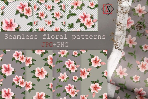 Download Seamless Floral Patterns - Pattern Collection