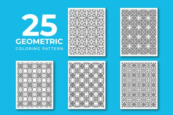 Download Geometric Coloring Art Book Pattern - Pattern Collection