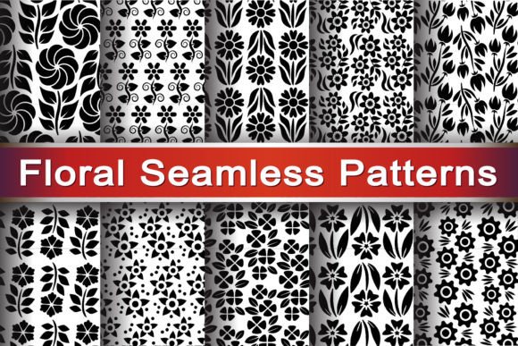 Download Seamless Floral Patterns - Pattern Collection